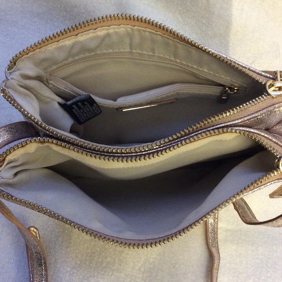 Cute MMS glittery double zip mini crossbody purse - Picture 8 of 10